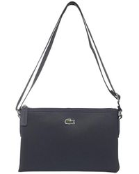 Lacoste - Flache blaue umhängetasche - Lyst