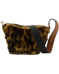 Zadig & Voltaire - Leopard Print Faux Fur Crossbody Bag - Lyst