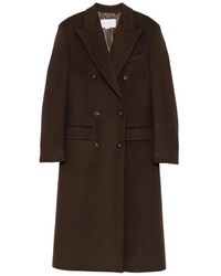 Stella McCartney - Double-Breasted Jas Met Schoudervulling - Lyst