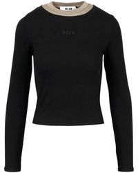 MSGM - Long Sleeve Tops - Lyst