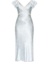 LoveShackFancy - Eline Silk Dress - Lyst