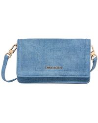 carlo colucci - Tassen ,Blauw ,Portemonnee Met Band - Lyst