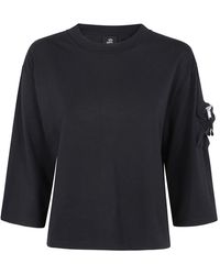 Thom Krom - Tops ,Zwart ,Katoen Ts 567 T-Shirt - Lyst