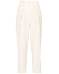 Brunello Cucinelli - Tapered Trousers - Lyst