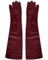 Alberta Ferretti - Lange Lederhandschuhe - Lyst