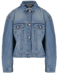 Jacquemus - Jassen ,Blauw ,Denim Denim De-Nîmes Jas - Lyst