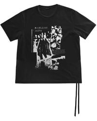 Ann Demeulemeester - Stijlvol T-Shirt Fa206 099 - Lyst