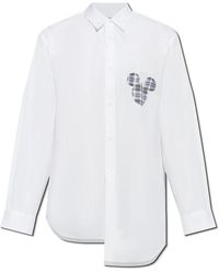 Comme des Garçons - Baumwollhemd mit druck - Lyst