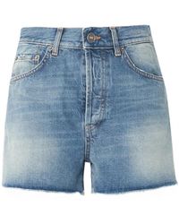 Dondup - Korte Broeken ,Blauw ,Denim Denim Shorts - Lyst