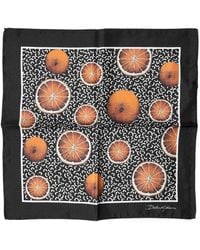 Dolce & Gabbana - Print Square Handkerchief Scarf - Lyst