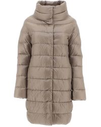 Herno - Jassen ,Bruin ,Katoen Dora Down Jacket - Lyst