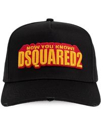 DSquared² - Baseballkappe Mit Logo-Stickerei - Lyst