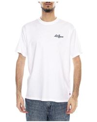 Levi's - Tops ,Wit ,Katoen Vintage Fit Graphic Tee - Lyst