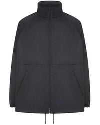 Saint Laurent - Raglanmouw Windjack Met Capuchon - Lyst