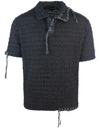 ANDERSSON BELL - Maglione nero regular fit stile polo - Lyst
