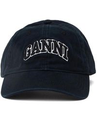 Ganni - Canvas Cap - Lyst