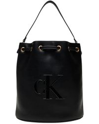 Calvin Klein - Erhöhte Ck Große Eimer Tasche - Lyst