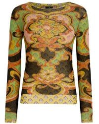 Etro - Long Sleeve Tops - Lyst