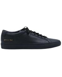 Common Projects - Achilles Leren Sneakers - Lyst