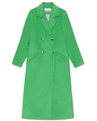 Ganni - Double-Breasted Coats - Lyst