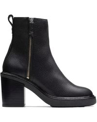 Clarks - Heeled Boots - Lyst