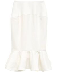 Jacquemus - Rokken ,Wit ,Katoen Palmier Rok - Lyst