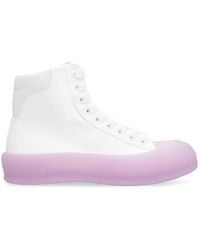 McQueen - Chunky Canvas Sneakers Mit Gummisohle - Lyst