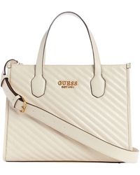 Guess - Silvana 2 fächer tote tasche - Lyst