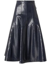 Pinko - Leather Skirts - Lyst