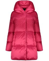 Herno - Daunenjacke mit kapuze und taschen - Lyst