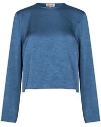 Baum und Pferdgarten - Overhemden ,Blauw ,Miza Blouse - Lyst