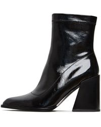 CESARE GASPARI - Leder Blockabsatz Stiefel Layla - Lyst