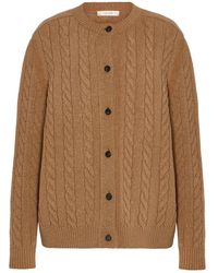 The Row - Truien & Vesten ,Bruin ,Wol Loneke Cardigan - Lyst