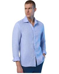 North Sails - Colletto francese camicia in lino puro - Lyst