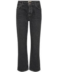 Mos Mosh - Klassieke Grijze Jeans Met Hoge Taille - Lyst