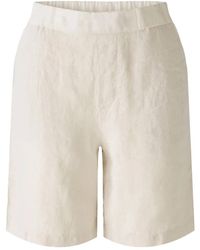 Ouí - Natürliche leinen bermuda shorts - Lyst