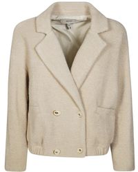 Dixie - Korte Double-Breasted Jas - Lyst