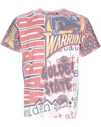 Mitchell & Ness - Tops ,Veelkleurig ,Katoen Nba Jumbotron 2.0 Tee Wit - Lyst