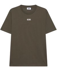 Gcds - Tops ,Groen ,Katoen Basic Logo Regular Tee - Lyst
