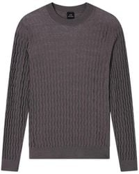 ARMANI EXCHANGE - Round-Neck Knitwear - Lyst