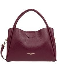 Lancaster - Tassen ,Bruin ,Leer Ida Double Handbag - Lyst