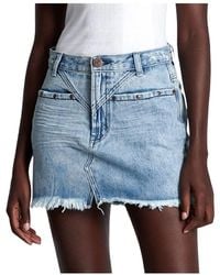 One Teaspoon - Denim mini rock salty dog - Lyst
