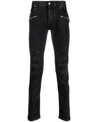 Balmain Slim Fit Jeans - - Heren - Zwart