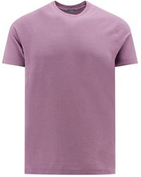 Zanone - T-shirt in cotone base - Lyst