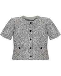 Tory Burch - Strickjacke Mit Taschen - Lyst