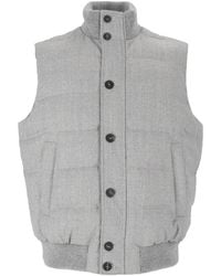 Peserico - Jassen ,Grijs ,Gilet - Lyst