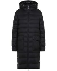 Moncler - Lange Parka Jacke Mit Kapuze - Lyst