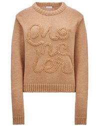 Moncler - Round-Neck Knitwear - Lyst