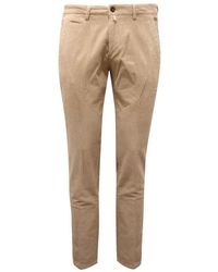 BRIGLIA - Schmale Samthose Made - Lyst