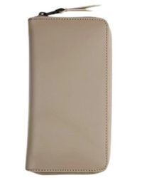 Rains - Accessoires ,Grijs ,Polyester Wallet Taupe - Lyst